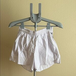 ALO Yoga Women's Bright White Athletic Shorts